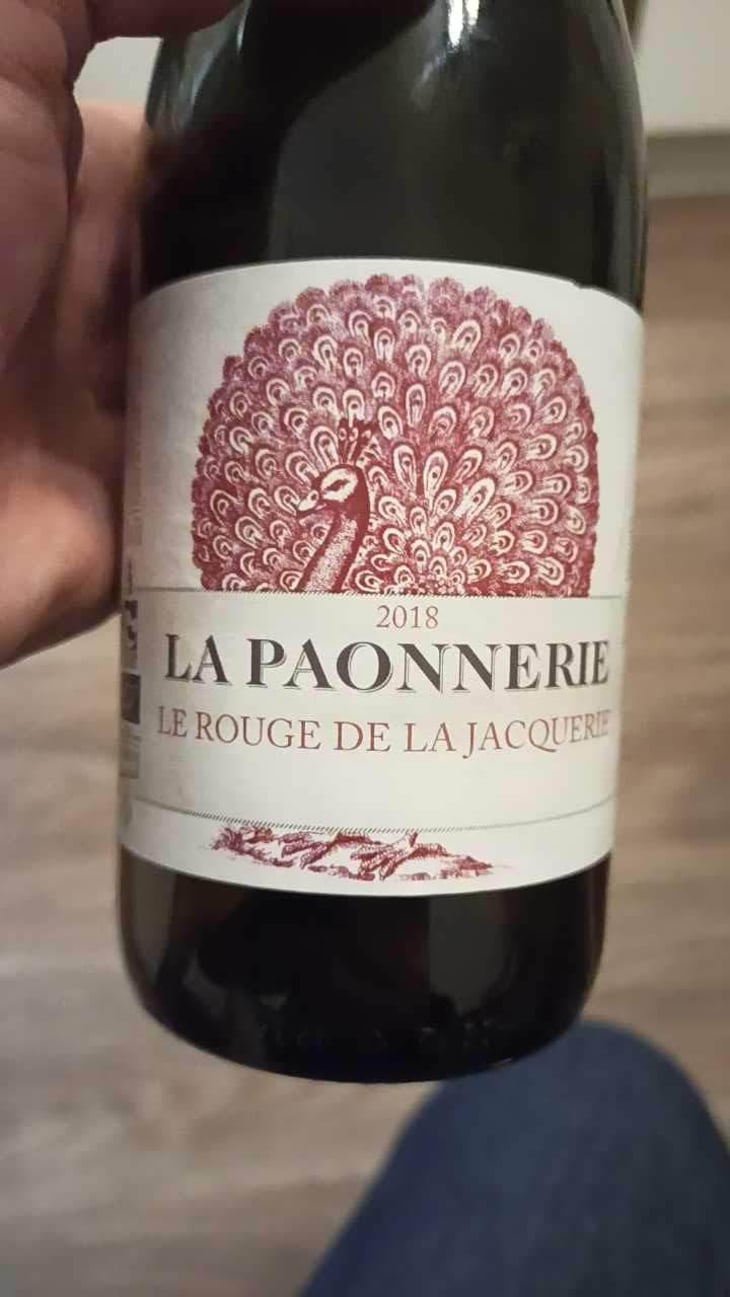 Le Rouge de la Jacquerie - La Paonnerie - Marie Carroget 