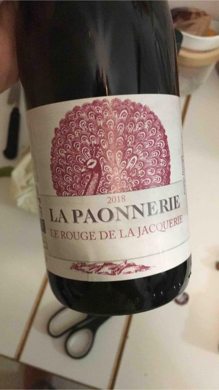 Le Rouge de la Jacquerie - La Paonnerie - Marie Carroget 