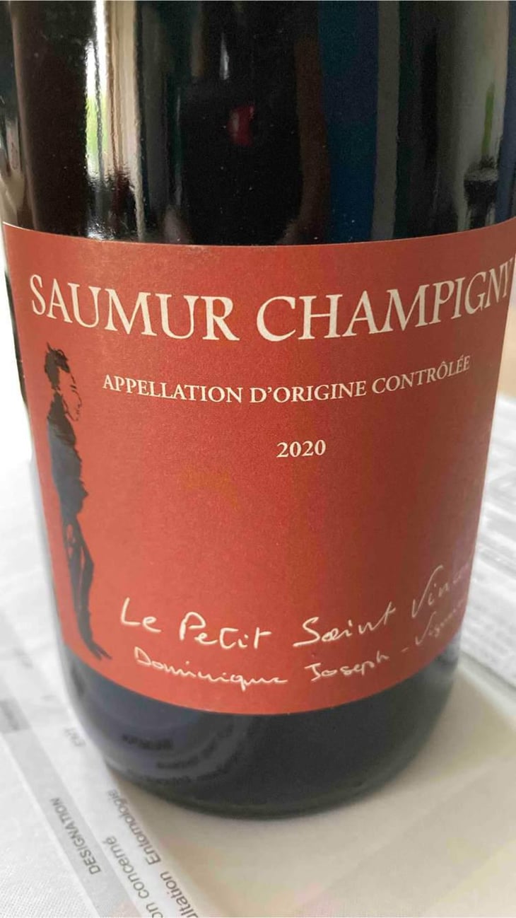 Le Saumur Champigny - Le Petit Saint Vincent - Dominique Joseph -2020