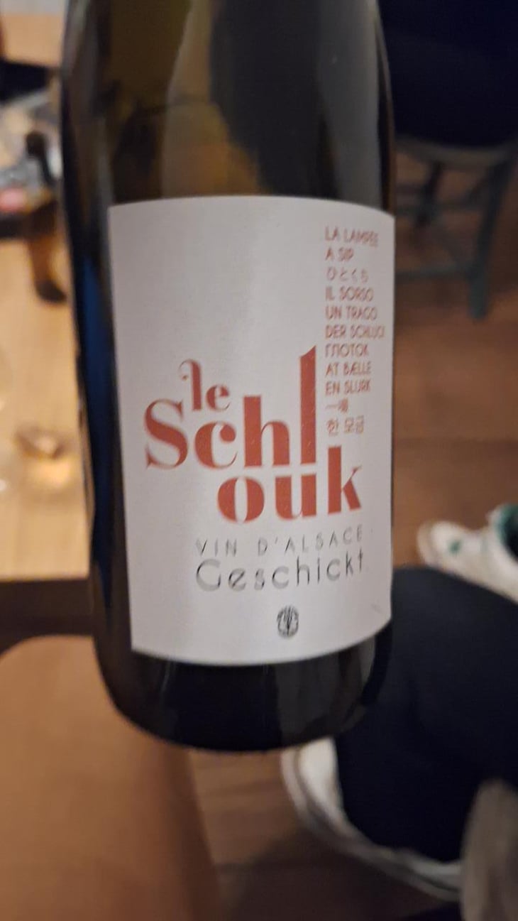 Le Schlouk - Domaine Geschickt - Arnaud Geschickt & Aurélie Fayolle -2022