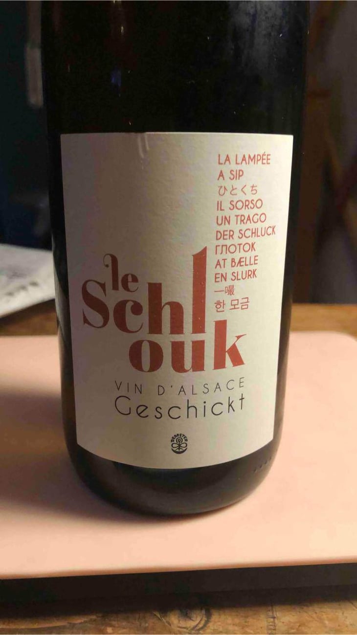 Le Schlouk - Domaine Geschickt - Arnaud Geschickt & Aurélie Fayolle 