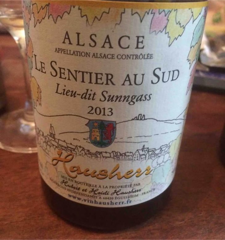 Lieu-dit Sunngass Le Sentier Au Sud - Vin Hausherr - Hubert & Heidi Hausherr 