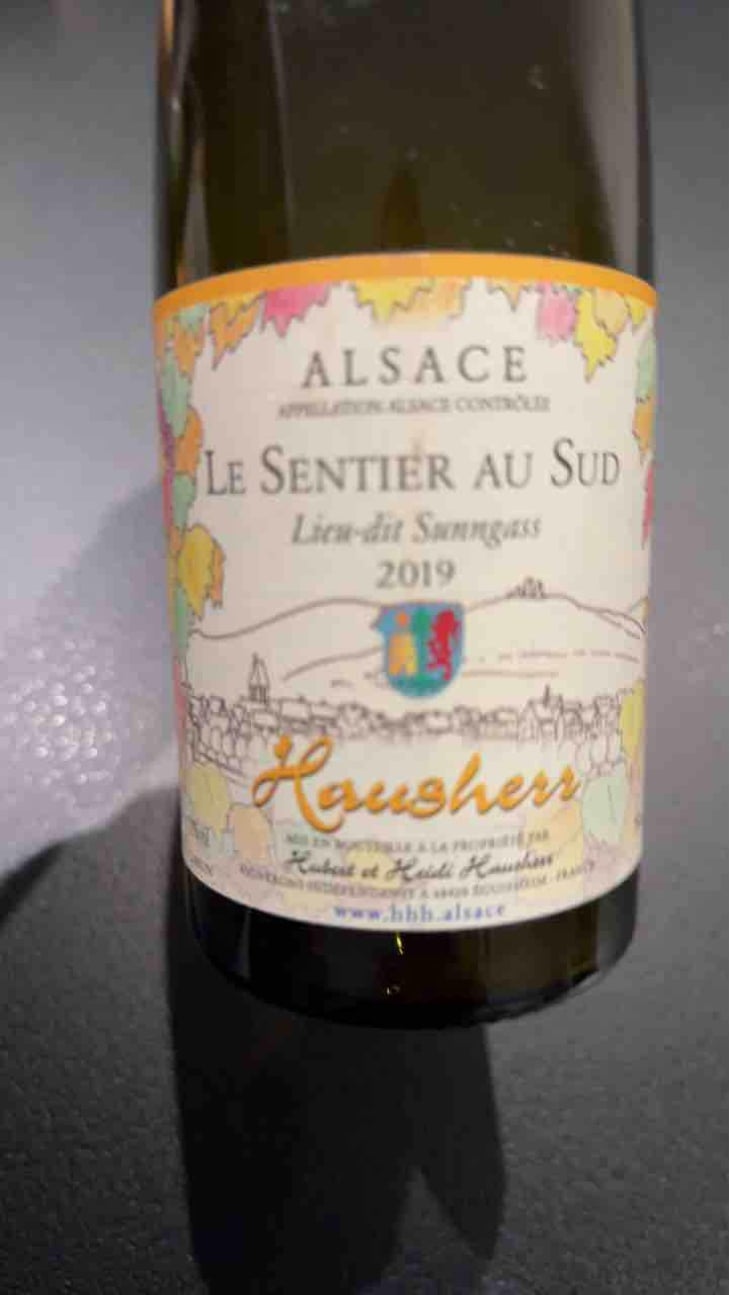 Lieu-dit Sunngass Le Sentier Au Sud - Vin Hausherr - Hubert & Heidi Hausherr 