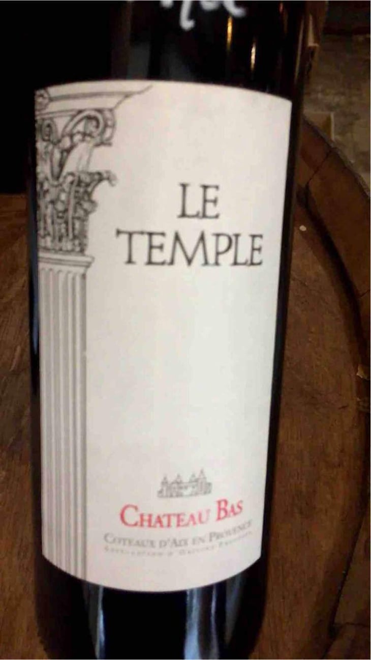 Le Temple (rouge) - Château Bas - Philippe Pouchin 