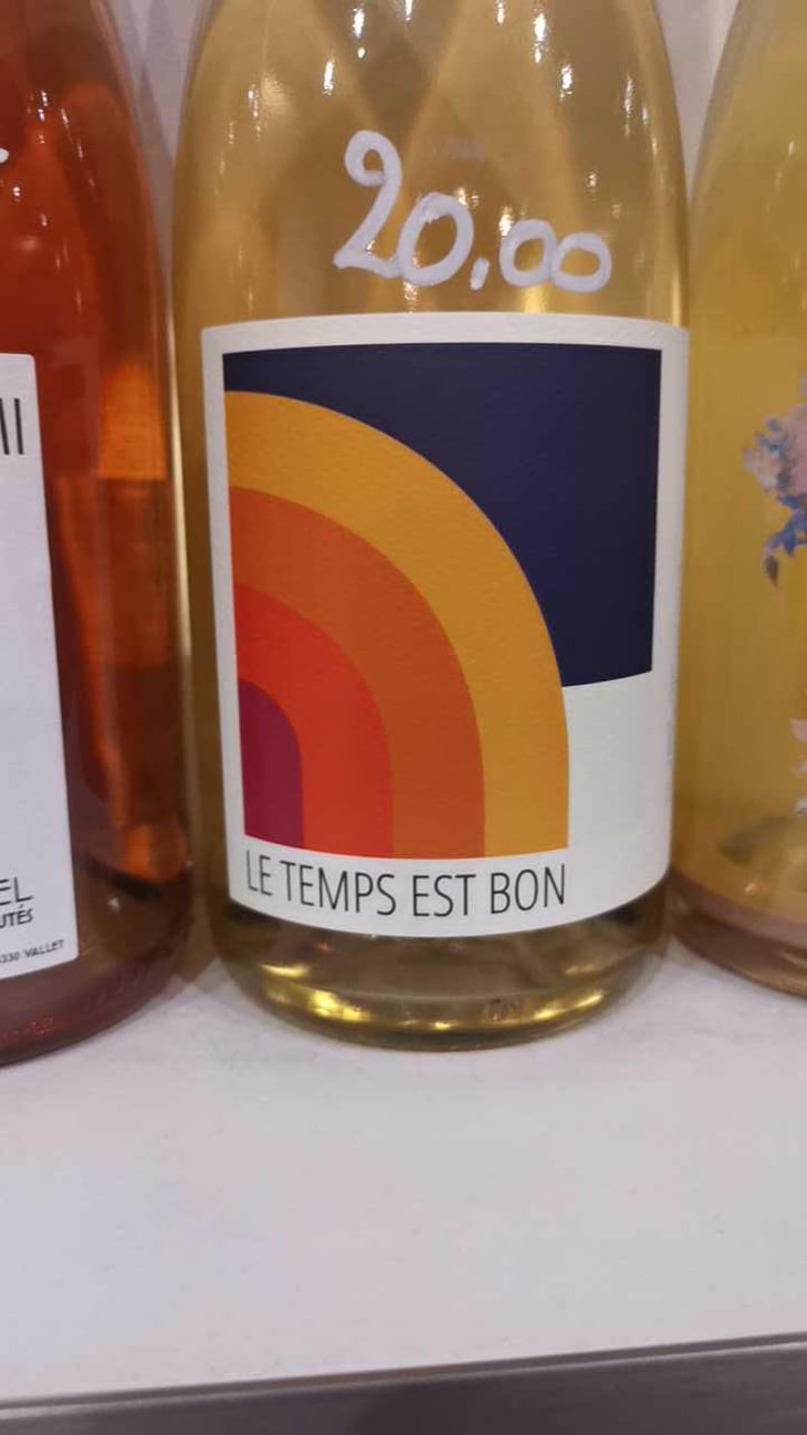 Le temps est bon - Domaine Calvez-Bobinet - Sébastien Bobinet & Emeline Calvez -2024