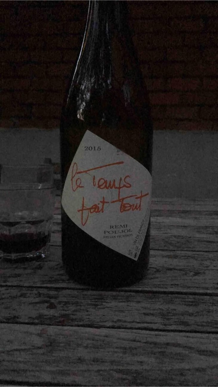 Le Temps Fait Tout (rouge) - Le Temps Fait Tout - Rémi Poujol 