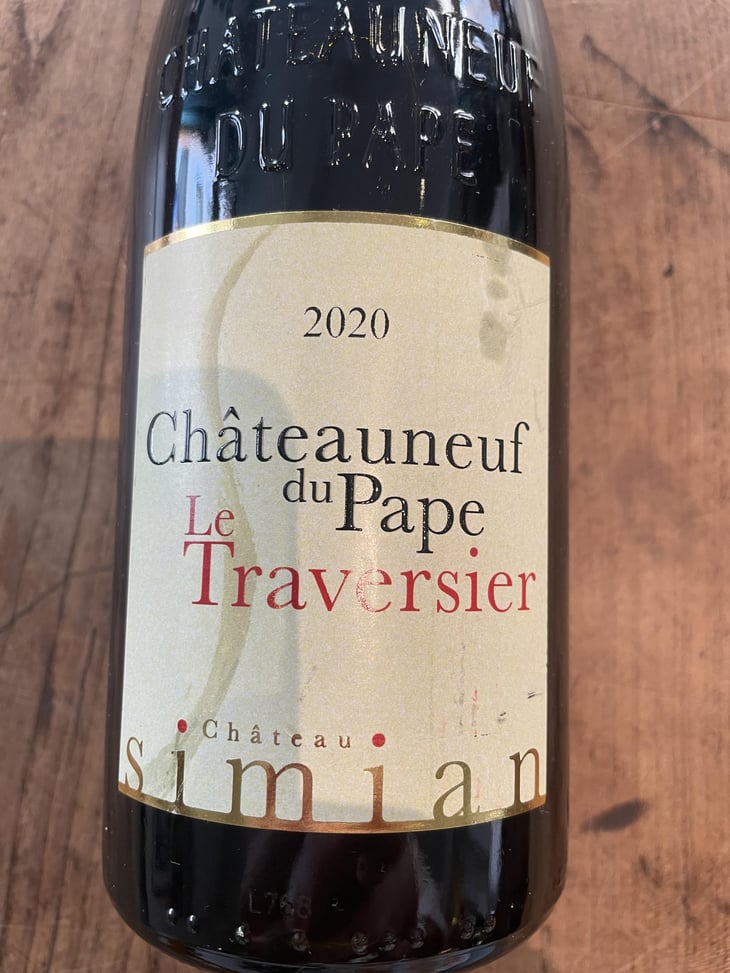 Le Traversier Rouge - Château Simian - Yves & Jean-Pierre Serguier 