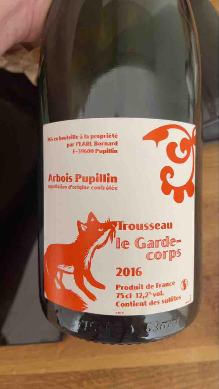 Le Trousseau - Domaine Bornard - Tony Bornard 