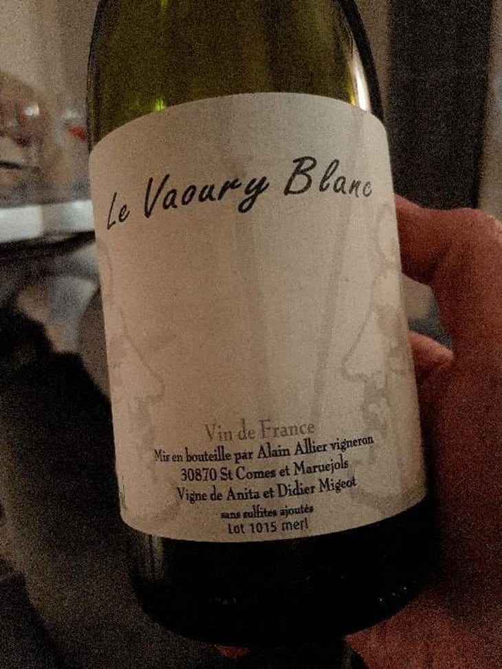 Le Vaoury Blanc - Domaine Mouressipe - Pierre Saakovidi 