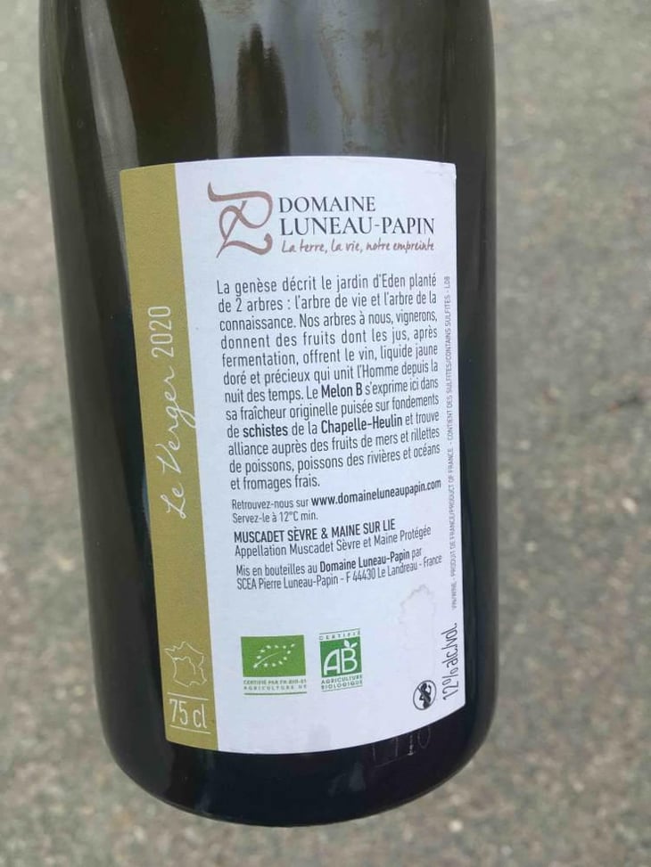Le Verger - Domaine Pierre Luneau-Papin - Pierre-Marie & Marie Luneau 