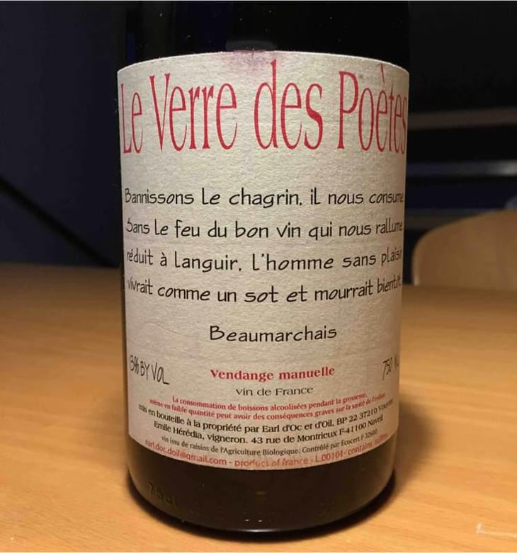 Le Verre des Poètes - Domaine de Montrieux (sold) - Emile Hérédia (sold) 