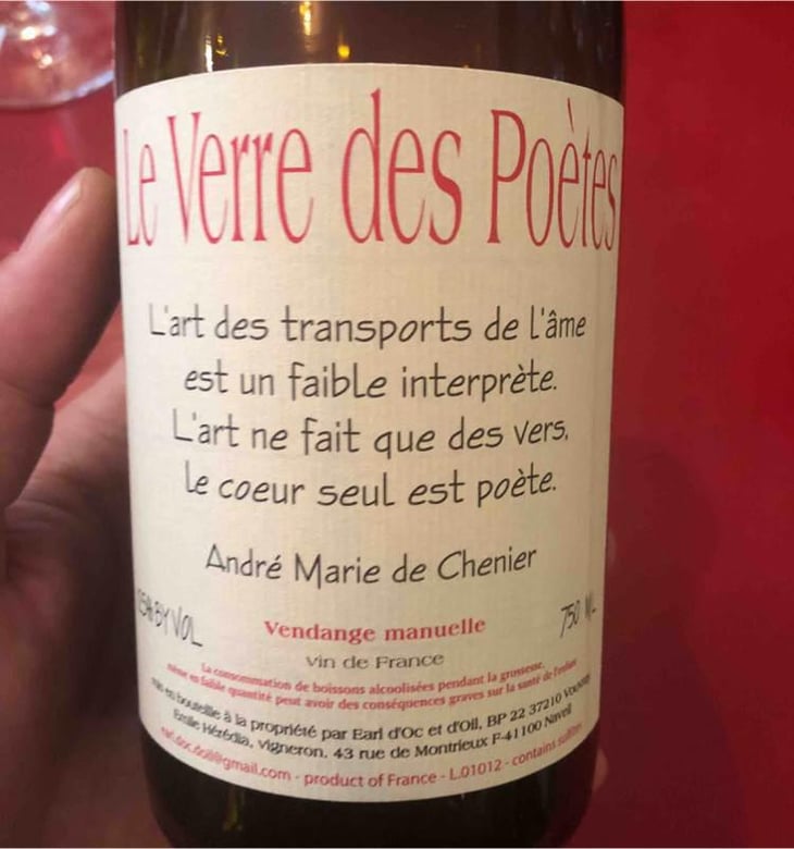 Le Verre des Poètes - Domaine de Montrieux (sold) - Emile Hérédia (sold) 