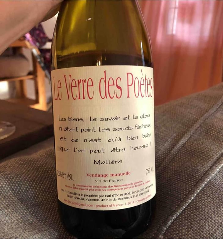 Le Verre des Poètes - Domaine de Montrieux (sold) - Emile Hérédia (sold) 