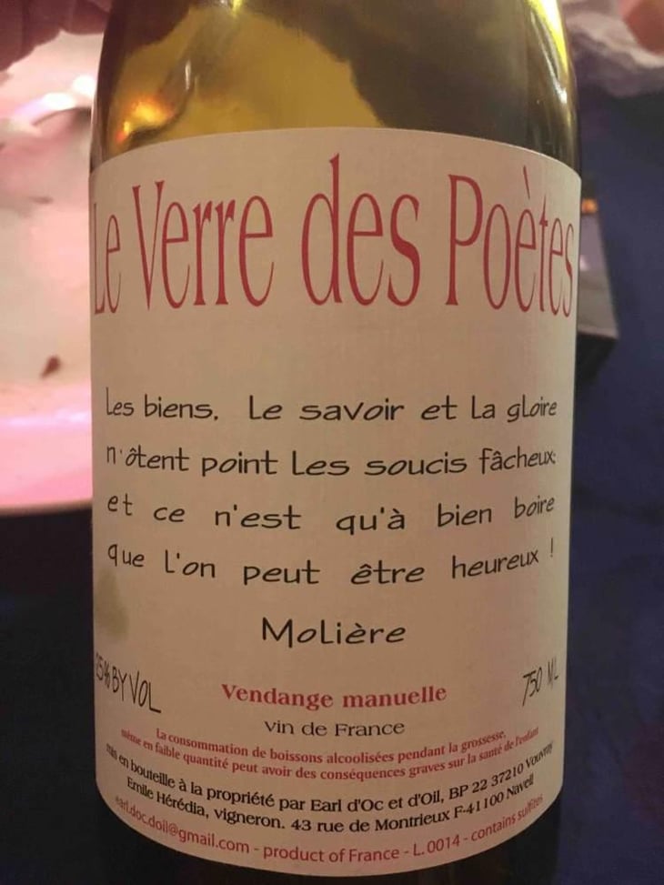 Le Verre des Poètes - Domaine de Montrieux (sold) - Emile Hérédia (sold) 