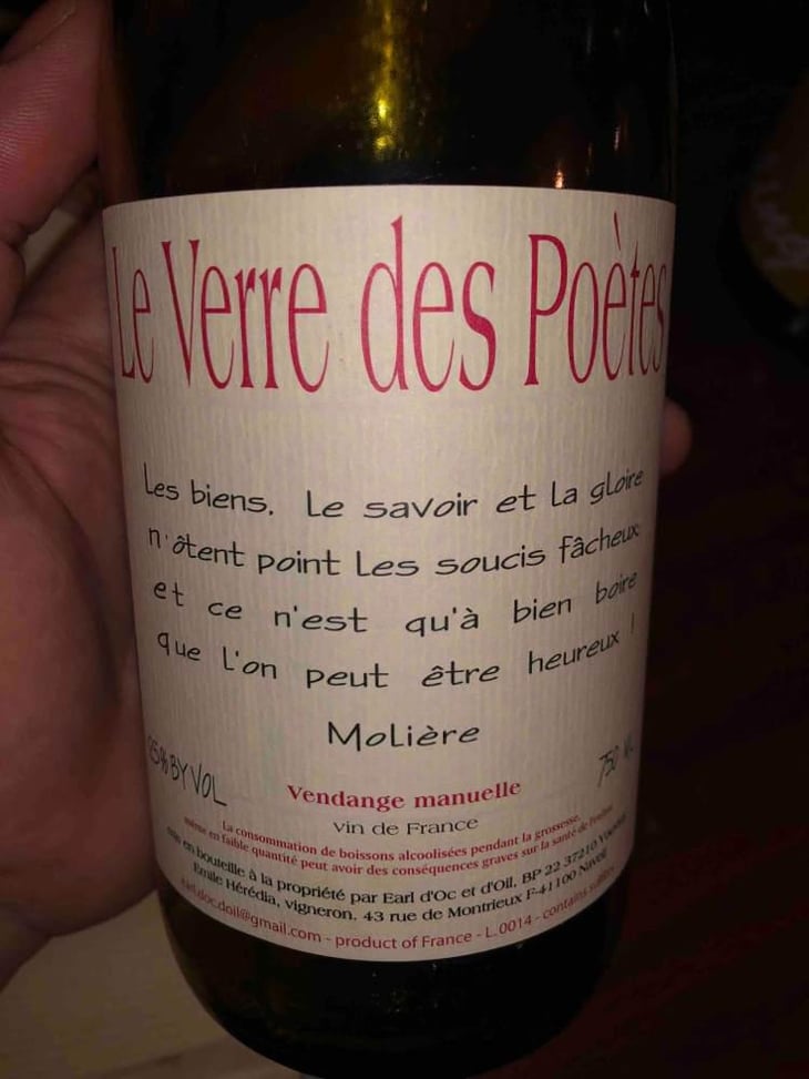 Le Verre des Poètes - Domaine de Montrieux (sold) - Emile Hérédia (sold) 