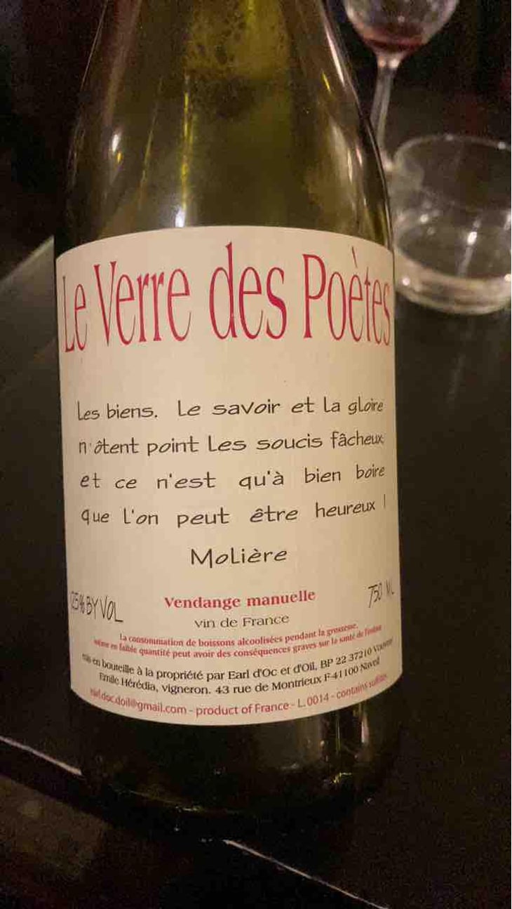 Le Verre des Poètes - Domaine de Montrieux (sold) - Emile Hérédia (sold) 