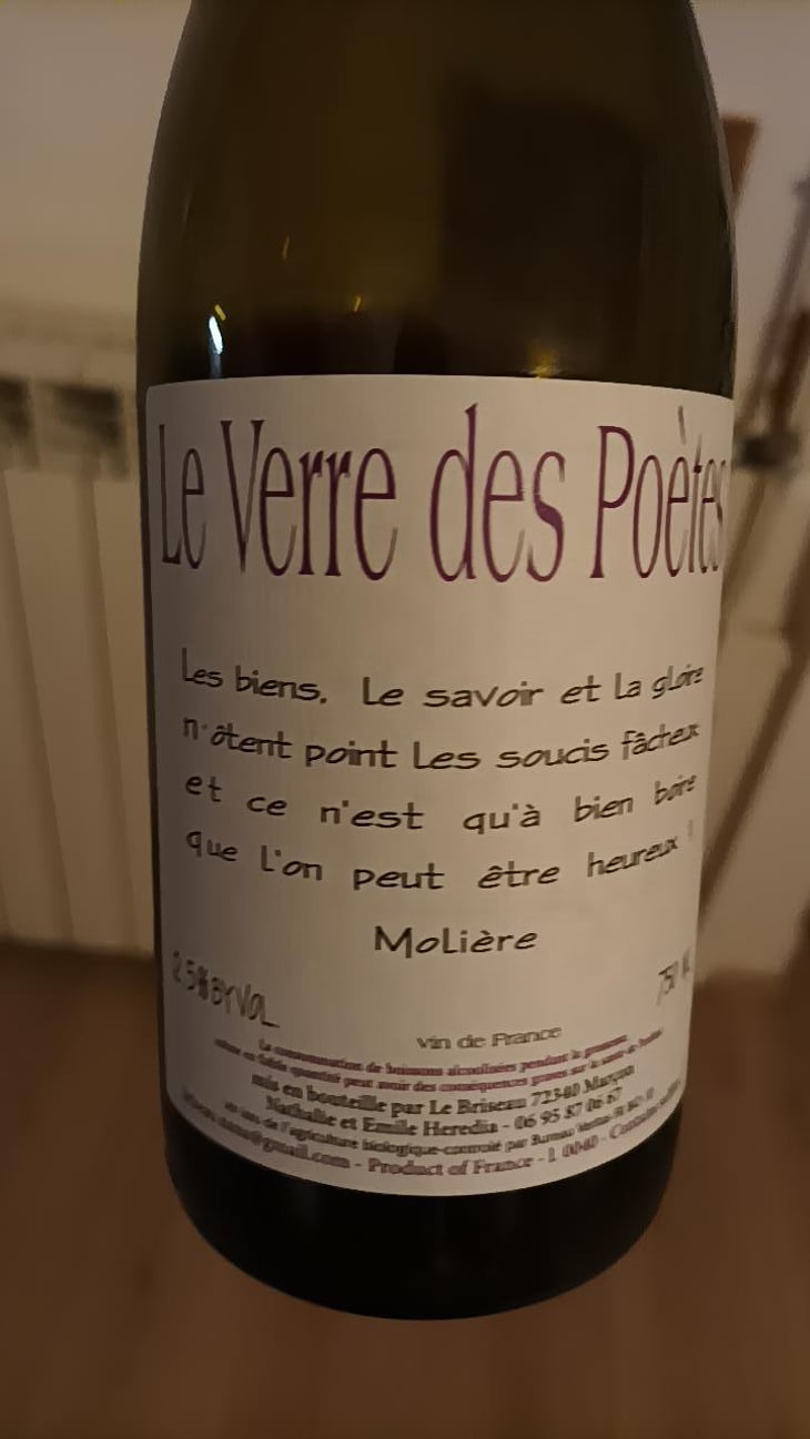 Le Verre des Poètes - Domaine de Montrieux (sold) - Emile Hérédia (sold) 