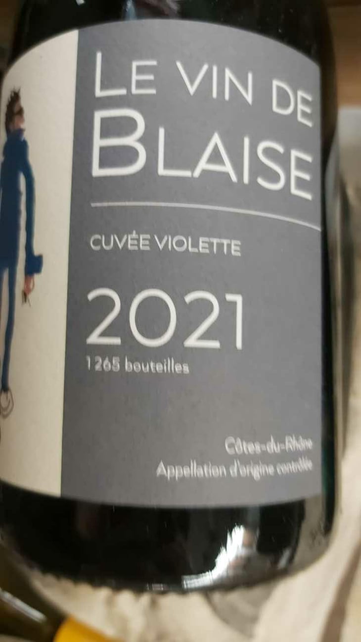 Le vin de Blaise - Cuvée Marguerite - Le Vin de Blaise - Stéphanie Rougnon 