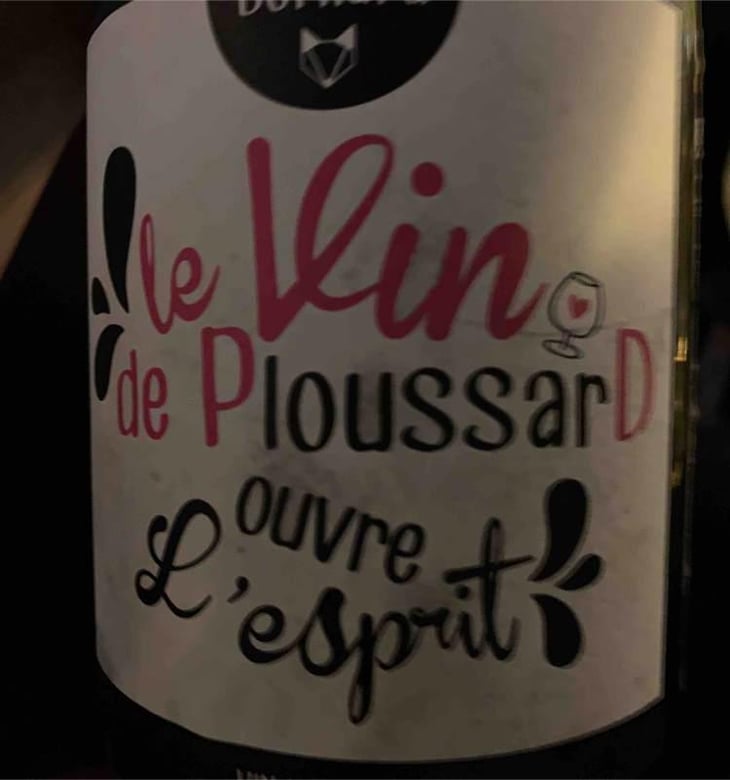 Le Vin de PloussarD ouvre L'esprit - Domaine Bornard - Tony Bornard 