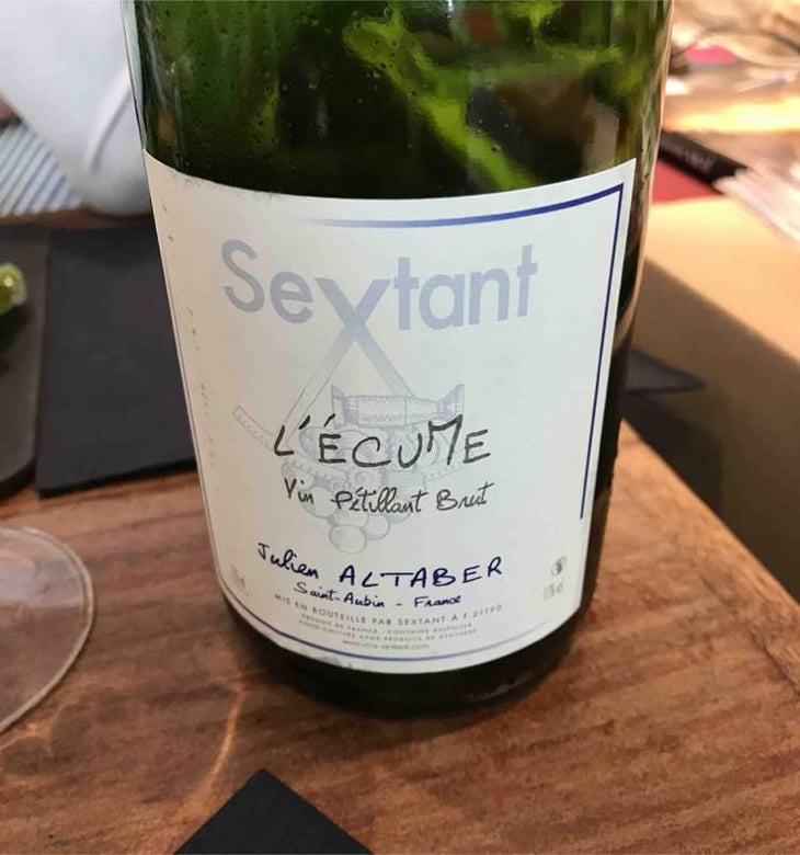 L'Écume Vin Pétillant Brut - Sextant - Julien Altaber & Carole Schwab 
