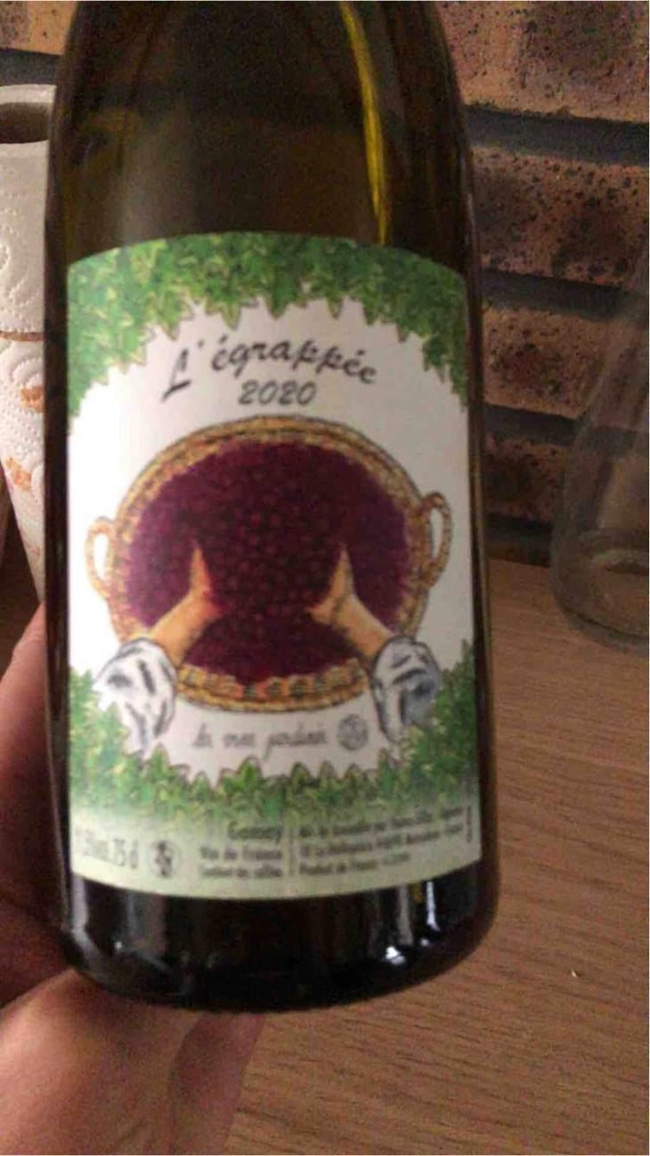 L’égrappée - Les Vins Jardinés - Yoann Gillot 