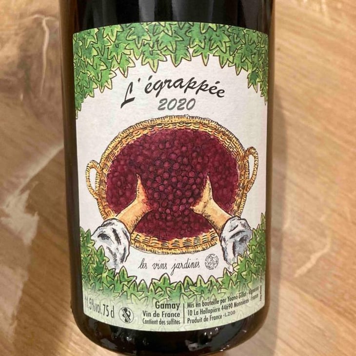 L’égrappée - Les Vins Jardinés - Yoann Gillot 