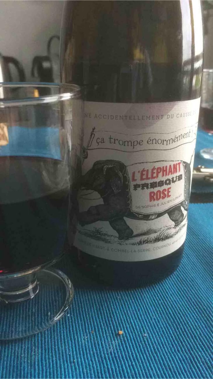 L’Elephant Presque Rose - Château Combel La Serre - Sophie & Julien Ilbert 