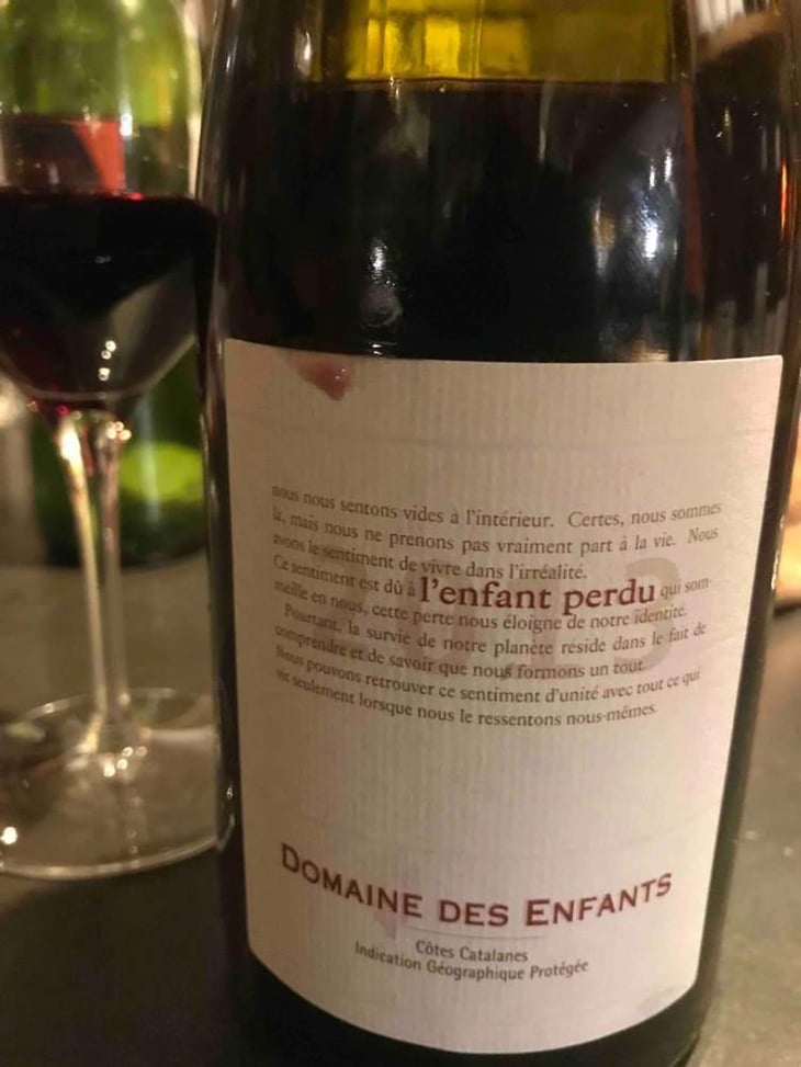 L'Enfant Perdu - Domaine des Enfants - Marcel Buhler & Carrie Sumner 