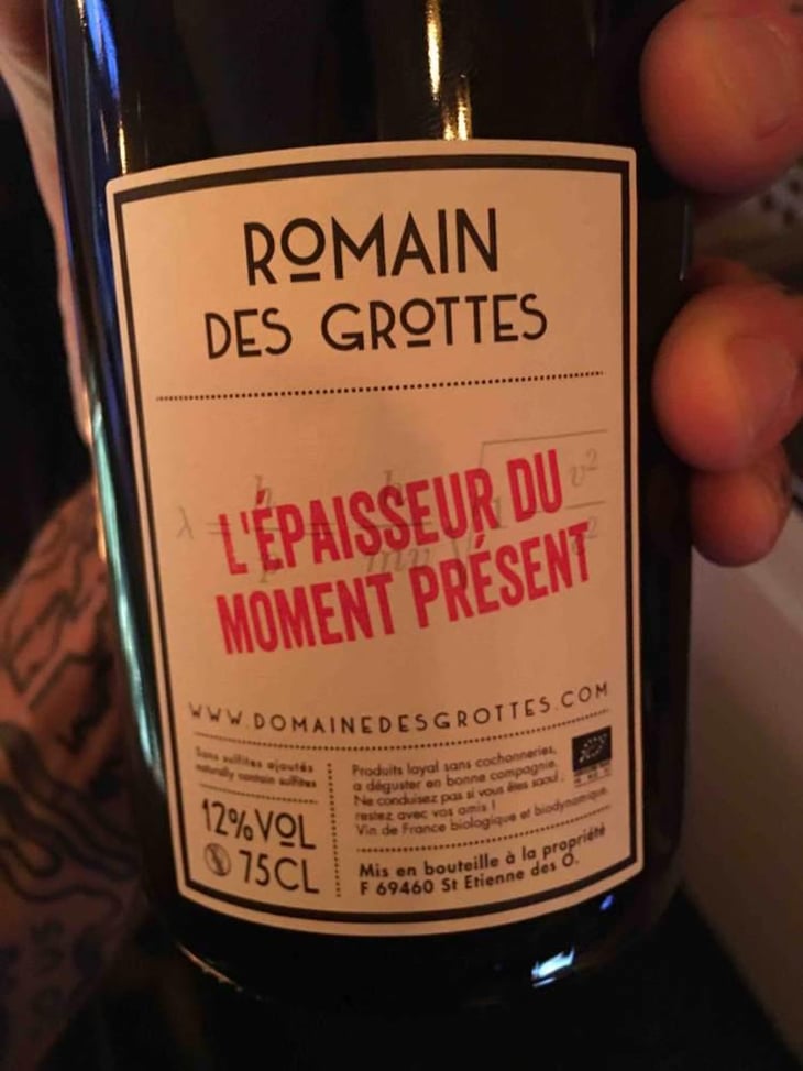L’Epaisseur Du Moment Présent - Domaine des Grottes - Romain des Grottes 
