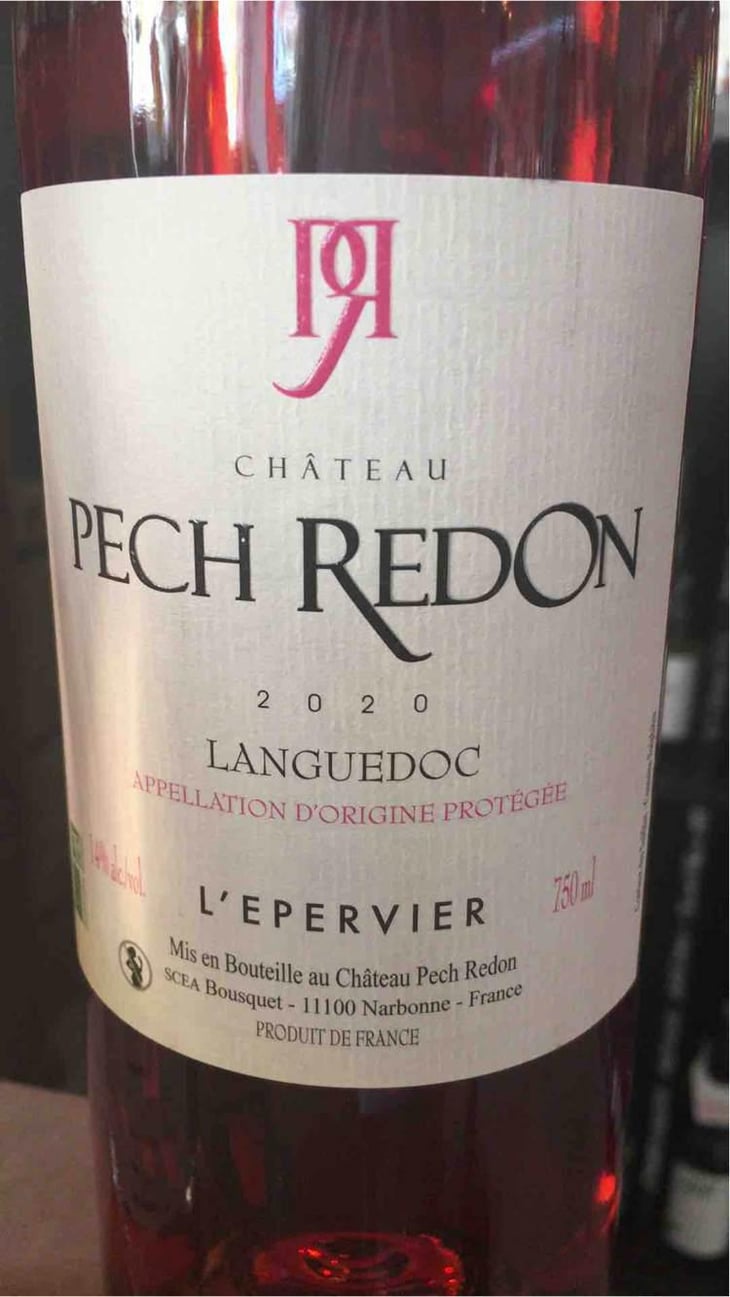 L'Epervier Rosé - Château Pech Redon - Christophe Bousquet 