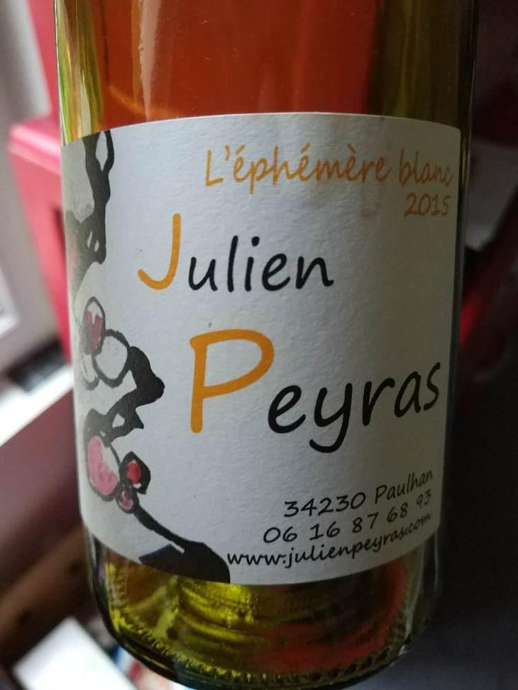 L'Éphémère Blanc - La Dame Jeanne - Julien Peyras 