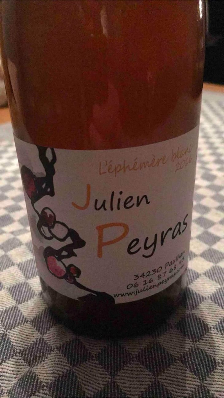 L'Éphémère Blanc - La Dame Jeanne - Julien Peyras 