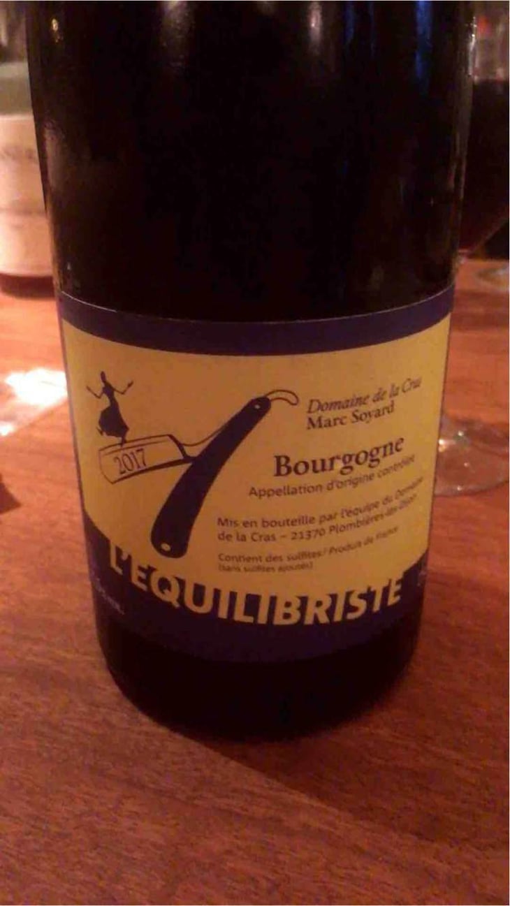 L'Équilibriste Rouge - Domaine de la Cras - Marc Soyard 