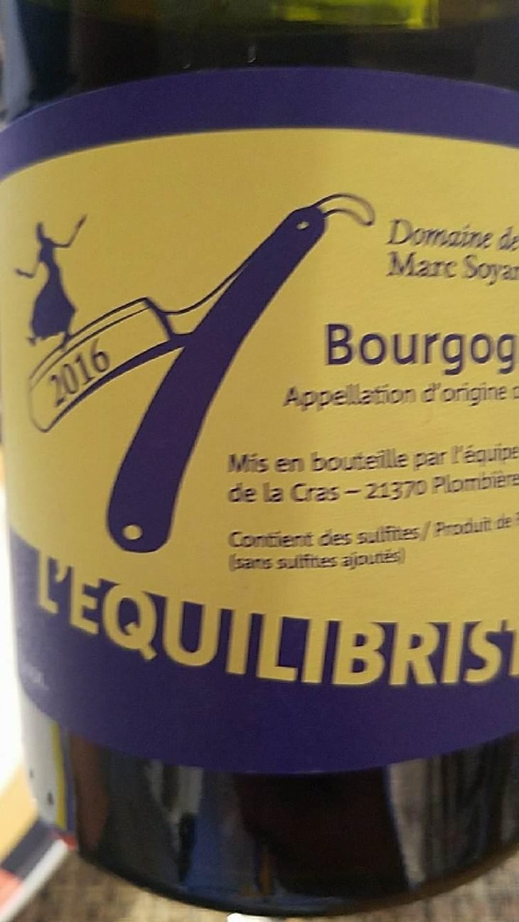 L'Équilibriste Rouge - Domaine de la Cras - Marc Soyard 