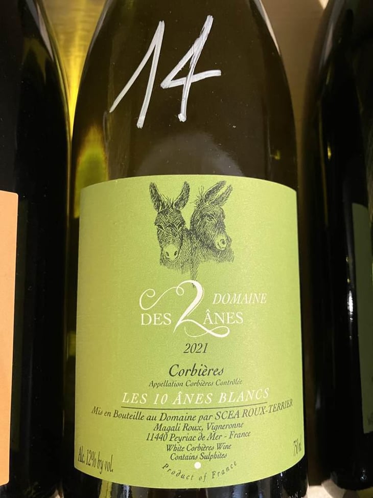 Les 10 Ânes Blancs - Domaine des 2 Ânes - Magali Roux 