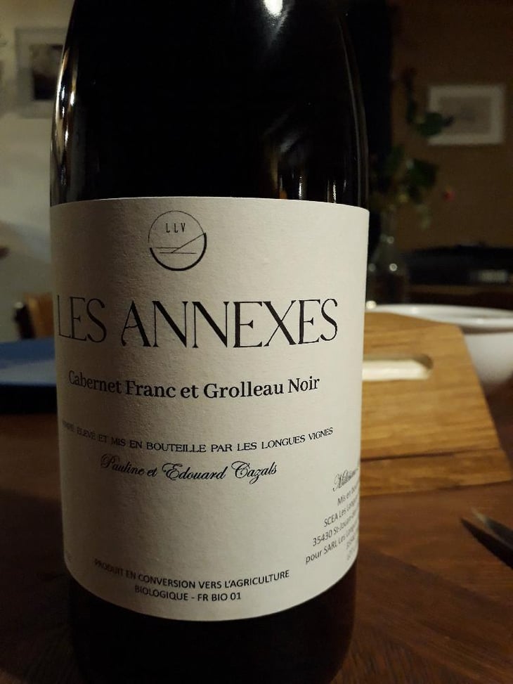 Les Annexes Rouge - Domaine les Longues Vignes - Pauline & Edouard Cazals -2022