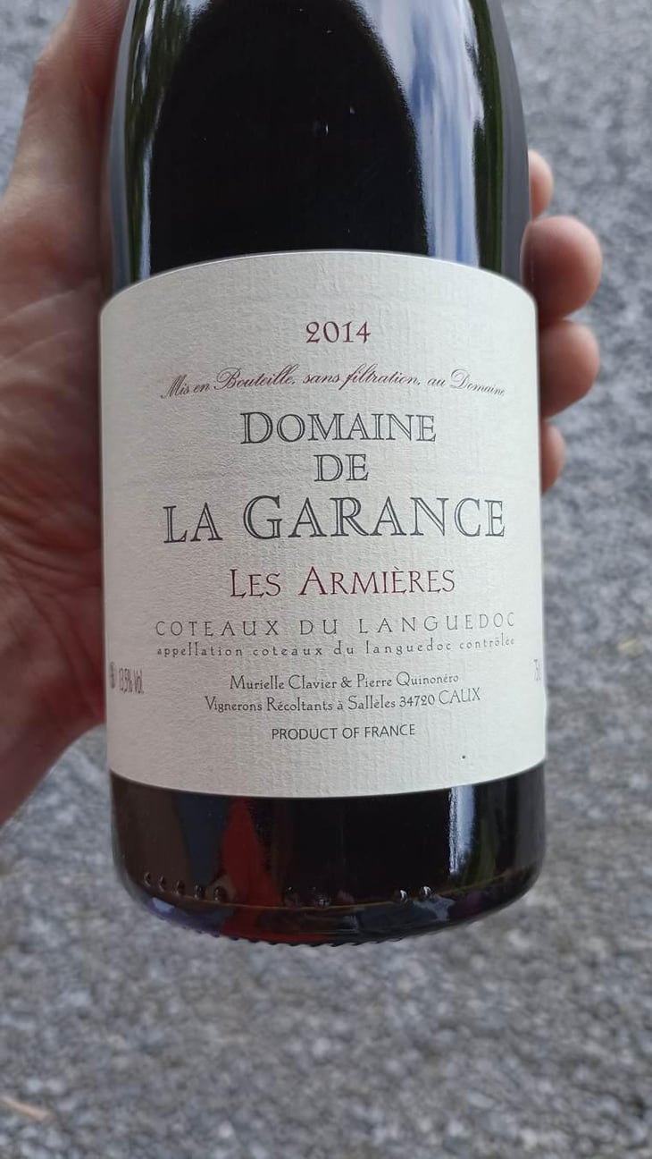 Les Armières - Domaine de la Garance - Pierre Quinonero -2014