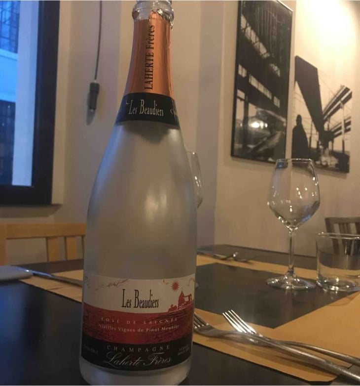 Les Beaudiers Rosé de Saignée - Laherte Frères - Aurélien, Thierry & Christian Laherte 