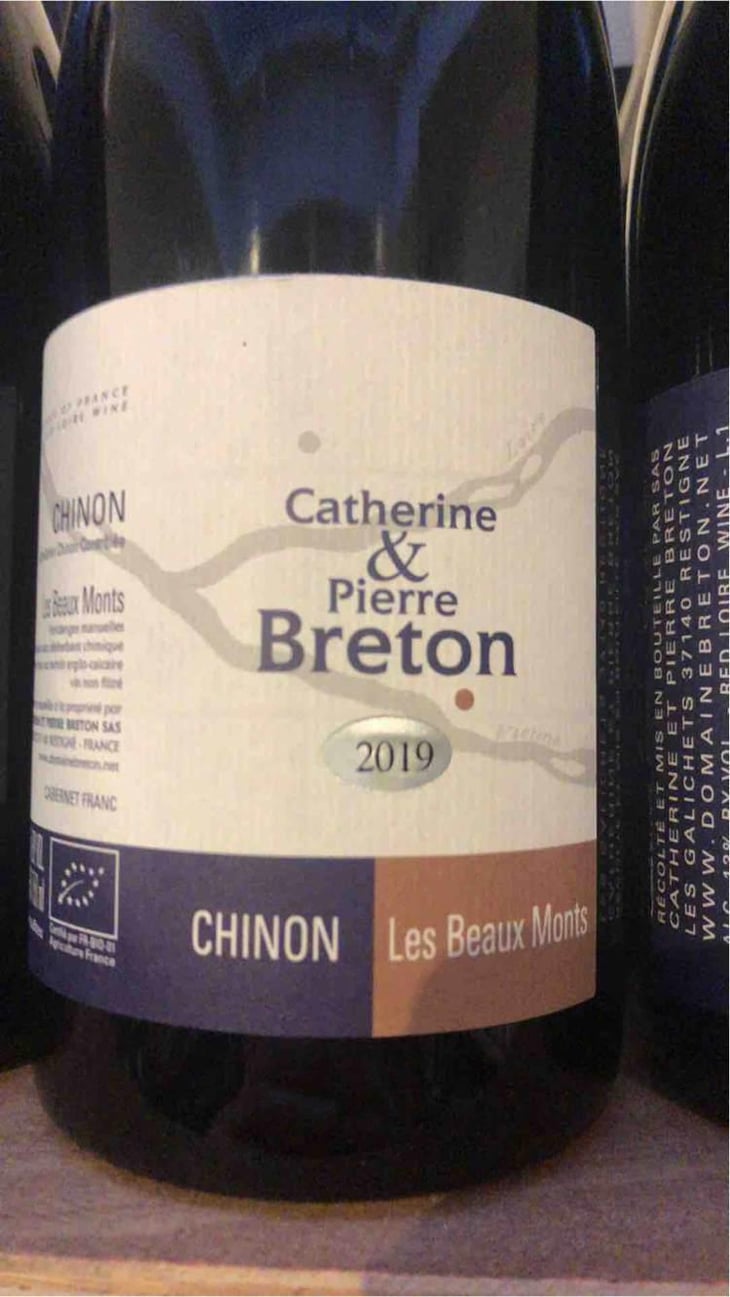 Les Beaux Monts - Domaine Breton - Catherine & Pierre Breton -2018