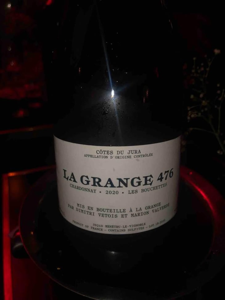 Les Bouchettes Chardonnay - La Grange 476 - Dimitri Vetois et Marion Valverde 
