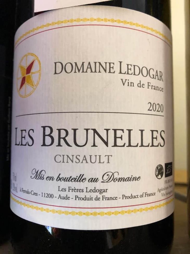 Les Brunelles - Domaine Ledogar - Xavier, Mathieu & Benoît Ledogar -2020