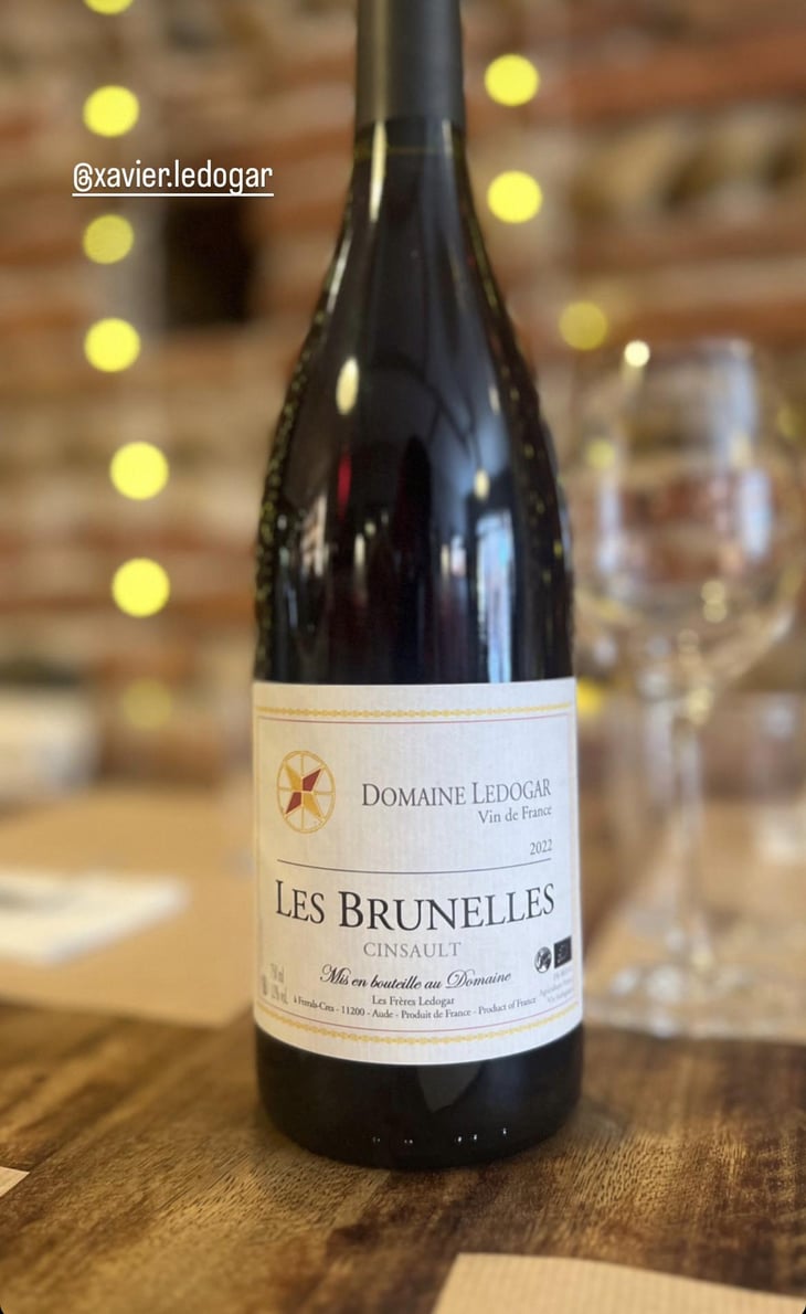 Les Brunelles - Domaine Ledogar - Xavier, Mathieu & Benoît Ledogar -2020