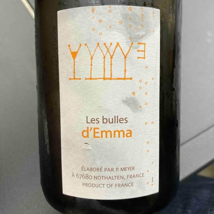 Les Bulles d'Emma - Domaine Julien Meyer - Patrick Meyer 