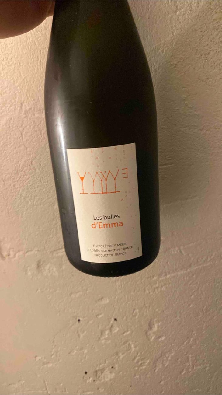 Les Bulles d'Emma - Domaine Julien Meyer - Patrick Meyer 