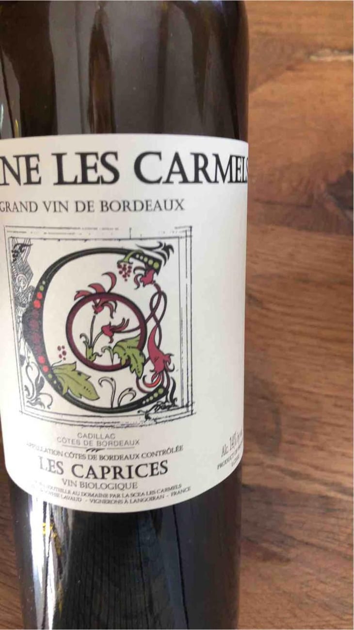 Les Caprices - Domaine Les Carmels - Yorick & Sophie Lavaud 