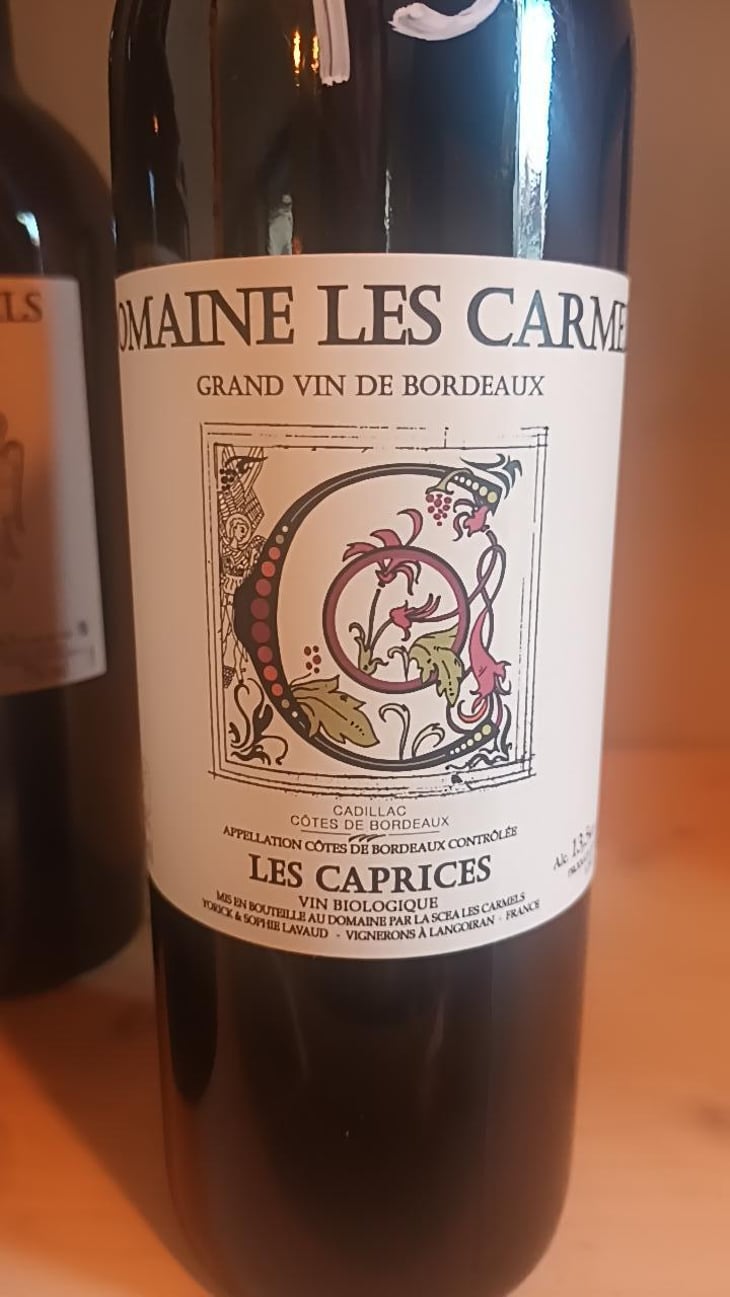 Les Caprices - Domaine Les Carmels - Yorick & Sophie Lavaud 