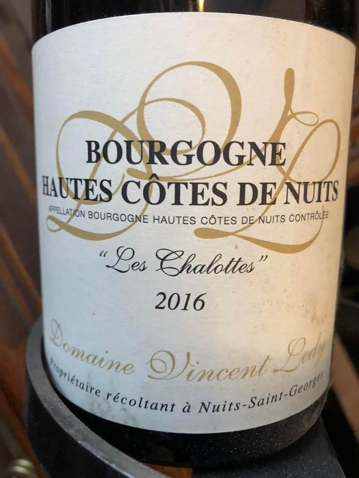 Les Chalottes - Vincent Ledy - Domaine Vincent Ledy -2016