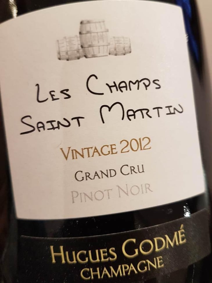 Les Champs Saint Martin - Champagne Hugues Godmè - Hugues Godmè -2012