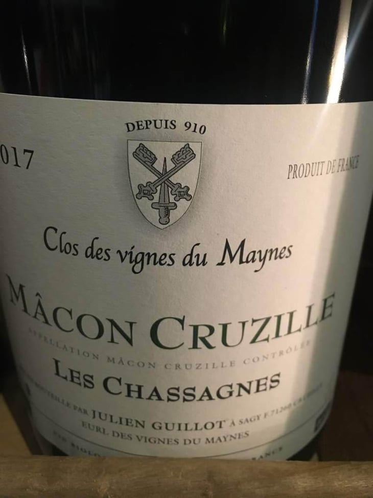 Les Chassagnes - Clos des Vignes du Maynes - Julien Guillot 