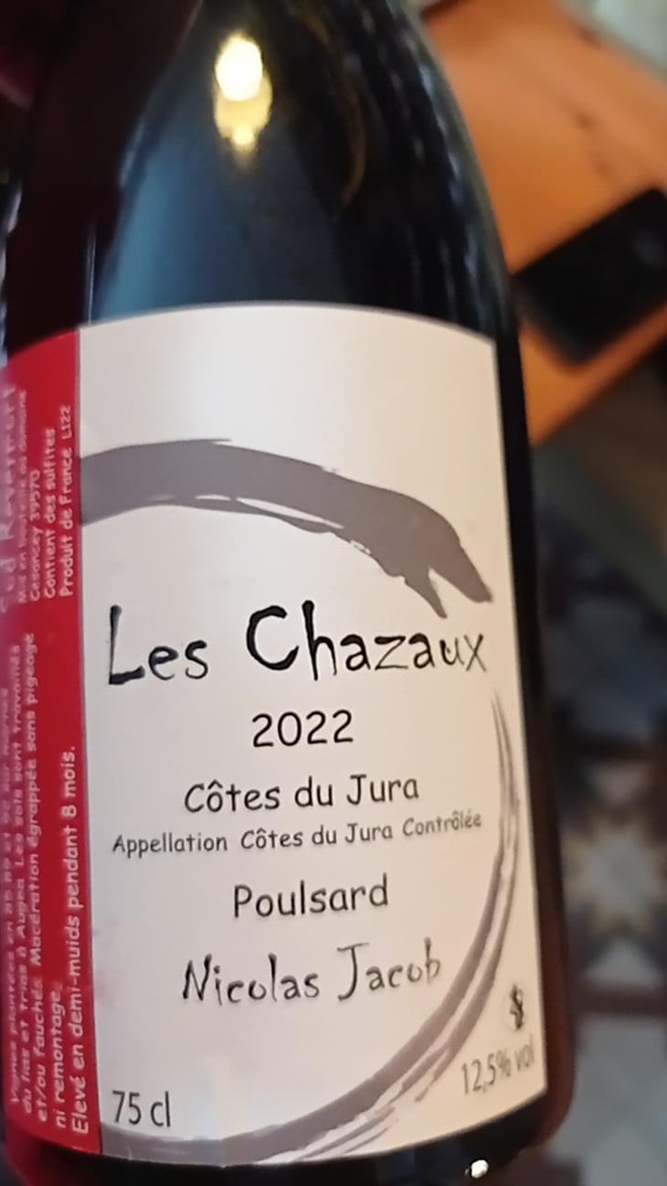 Les Chazaux Poulsard - Nicolas Jacob - Nicolas Jacob 